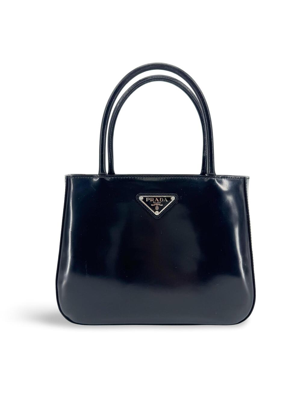 Prada Spazzolatto Patent Leather Mini #378114P81B
